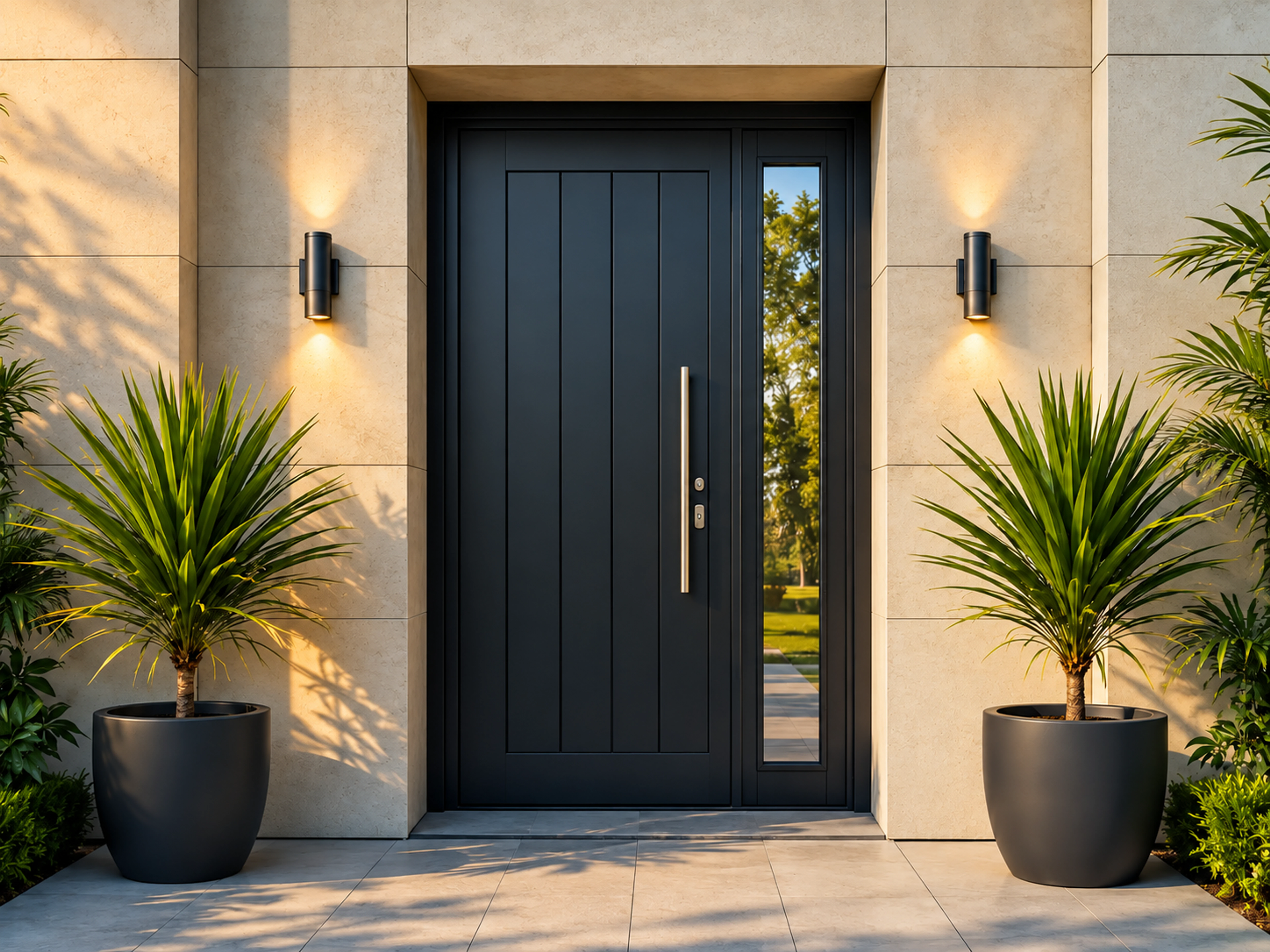 Entrance Door — Residential project in Attard, Malta